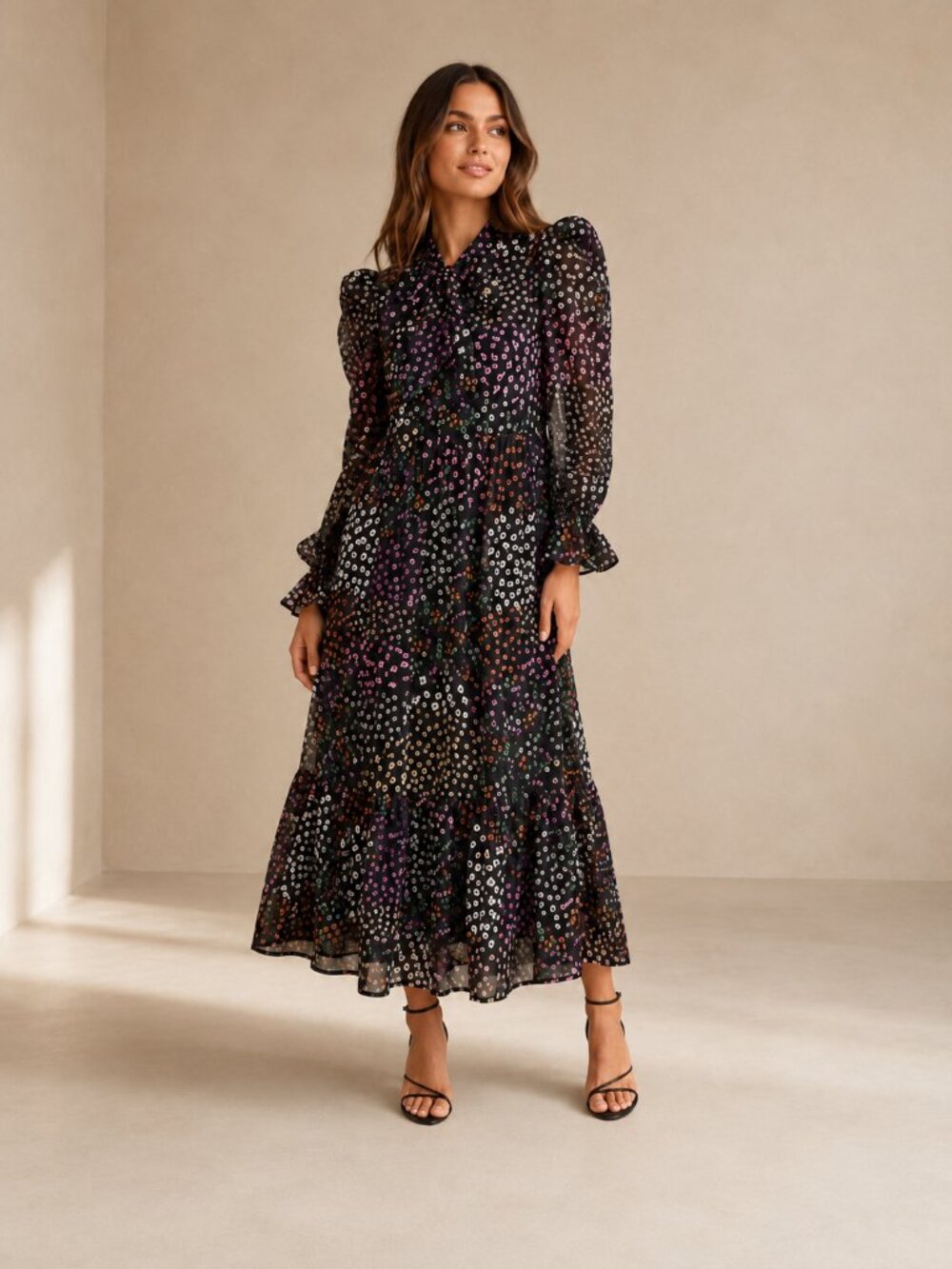 Never Fully Dressed Meadow Tie Maxi Dress